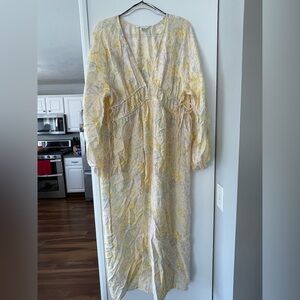 Pastel Floral Long Sleeve Dress